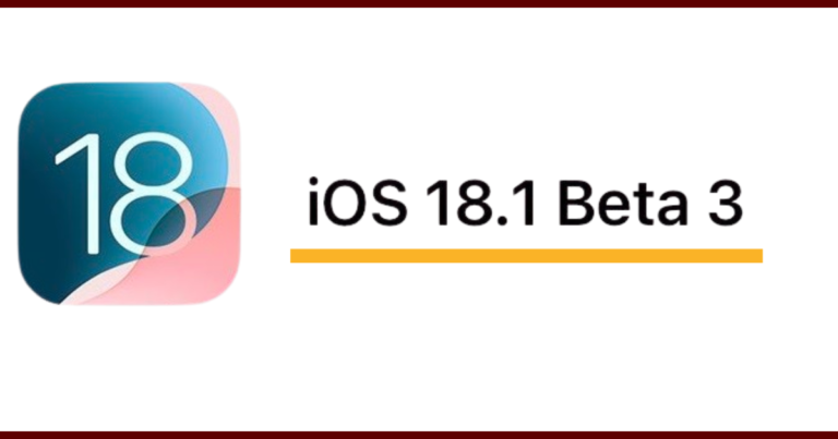 Apple ने iOS 18.1Beta 3